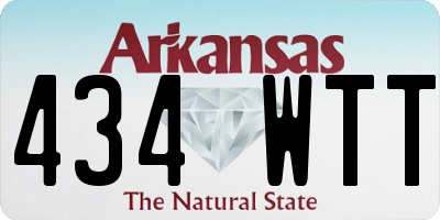 AR license plate 434WTT