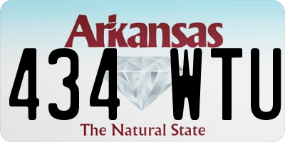 AR license plate 434WTU