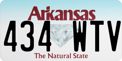 AR license plate 434WTV
