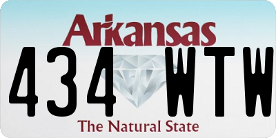 AR license plate 434WTW