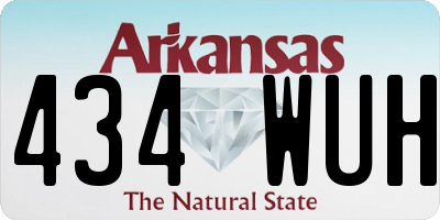 AR license plate 434WUH