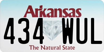 AR license plate 434WUL
