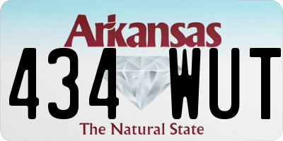 AR license plate 434WUT
