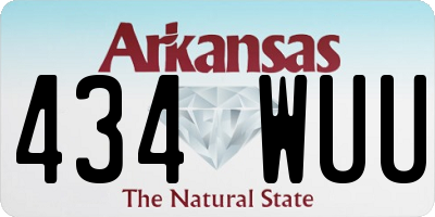 AR license plate 434WUU