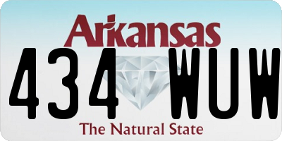 AR license plate 434WUW