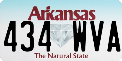 AR license plate 434WVA