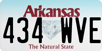 AR license plate 434WVE