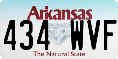 AR license plate 434WVF
