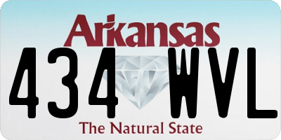 AR license plate 434WVL