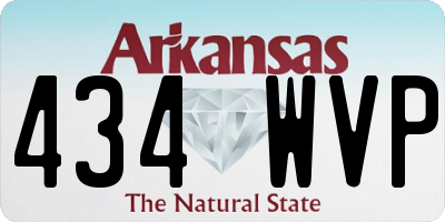 AR license plate 434WVP