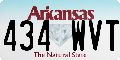 AR license plate 434WVT