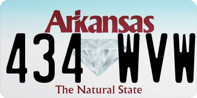 AR license plate 434WVW