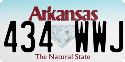 AR license plate 434WWJ