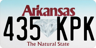 AR license plate 435KPK