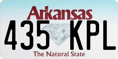 AR license plate 435KPL