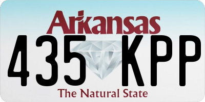 AR license plate 435KPP