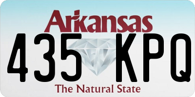 AR license plate 435KPQ