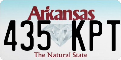 AR license plate 435KPT