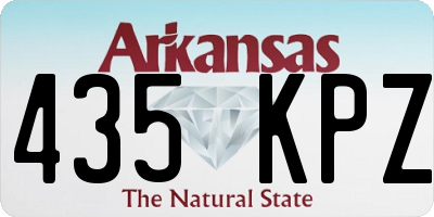 AR license plate 435KPZ