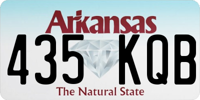 AR license plate 435KQB
