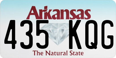 AR license plate 435KQG