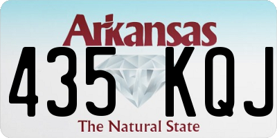 AR license plate 435KQJ
