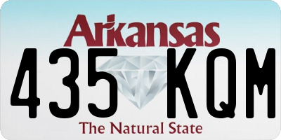 AR license plate 435KQM