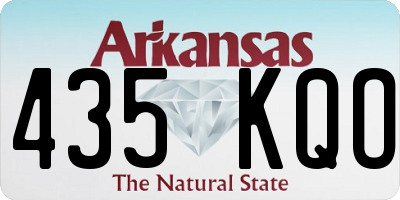AR license plate 435KQO