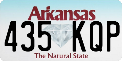 AR license plate 435KQP