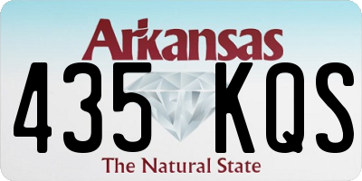 AR license plate 435KQS