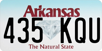 AR license plate 435KQU