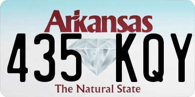 AR license plate 435KQY