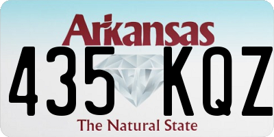 AR license plate 435KQZ