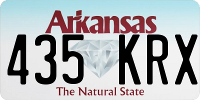 AR license plate 435KRX