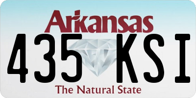 AR license plate 435KSI