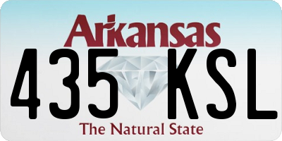 AR license plate 435KSL