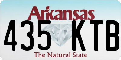 AR license plate 435KTB