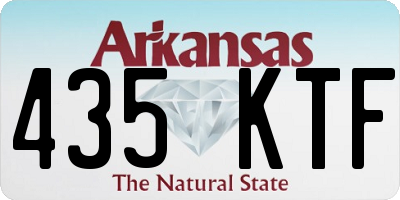 AR license plate 435KTF