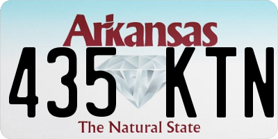 AR license plate 435KTN