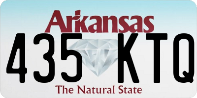 AR license plate 435KTQ