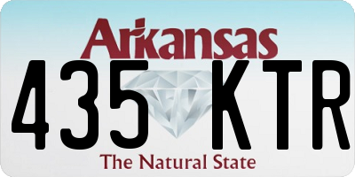 AR license plate 435KTR
