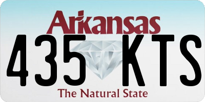 AR license plate 435KTS