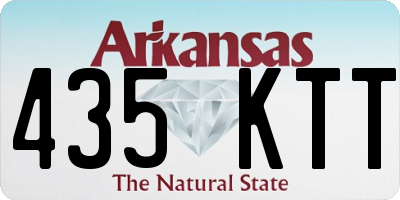 AR license plate 435KTT