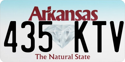 AR license plate 435KTV
