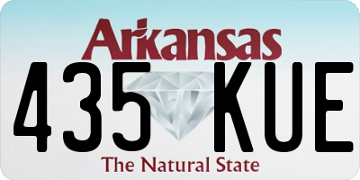 AR license plate 435KUE