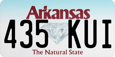 AR license plate 435KUI
