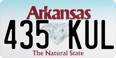 AR license plate 435KUL
