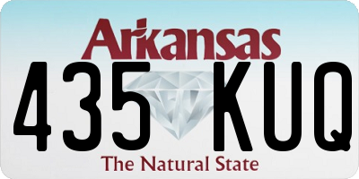 AR license plate 435KUQ