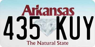 AR license plate 435KUY