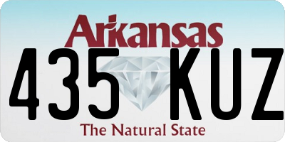AR license plate 435KUZ